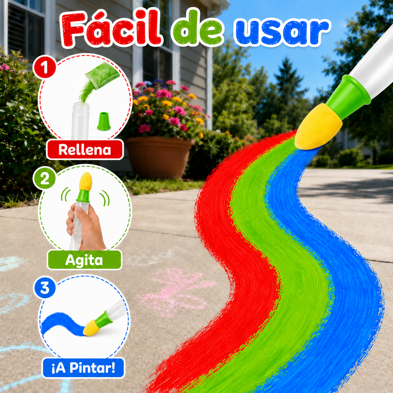ColorBrush™ - Pinceles de Tiza